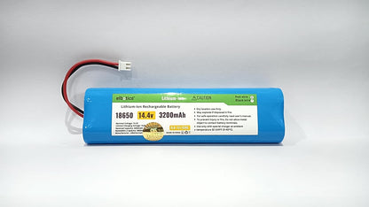 ELBOTICS 14.4V 3200mAh 4S Lithium-Ion Rechargeable Battery Pack for Godox LC500R Mini & LC500 Mini RGB LED Light Grip