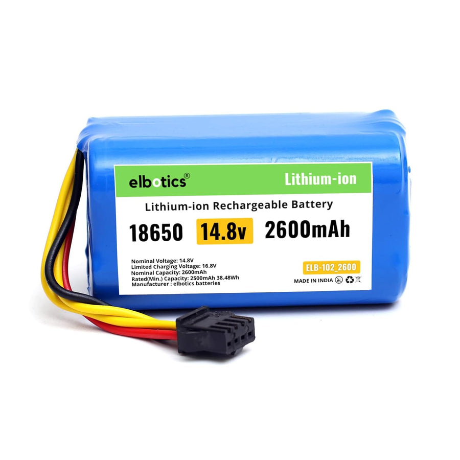 ELBOTICS 14.4V 2600mAh Li-ion Replacement Battery for Cecotec Conga 1290, 1390, 1490, 1590 & Lefant Robot Vacuums