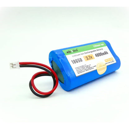 ELBOTICS 3.7V 4000mAh Li-ion Rechargeable Battery with JST PH2.0 2-Pin Connector