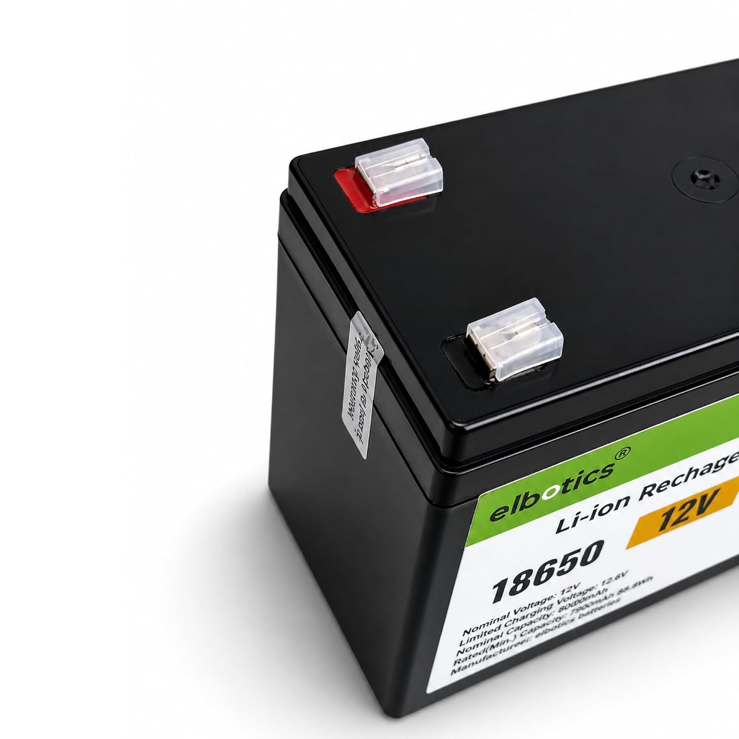 ELBOTICS 12V 8Ah NMC Rechargeable Lithium Battery with Smart BMS for Solar, Camping, RV, UPS & Lead-Acid Replacement