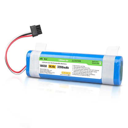 ELBOTICS 14.4V 3200mAh 47.36Wh Li-ion Replacement Battery for ILIFE A11, Cecotec Conga 3290 Series, Xiaomi Mi Robot Vacuum Mop Pro, Viomi V2/V3/SE & Wyze WVCR200S