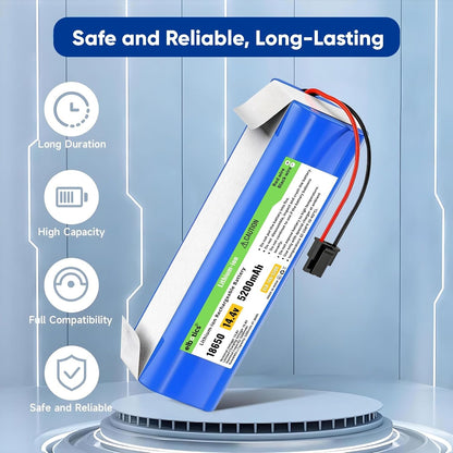 ELBOTICS 14.4V 5200mAh 74.88Wh Li-ion Replacement Battery Compatible with Eufy RoboVac X8, X8 Hybrid, X8 Hybrid White & X8 White Robot Vacuum Cleaner
