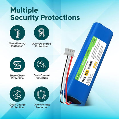 ELBOTICS 14.8V 3200mAh Li-ion Replacement Battery for Ecovacs Deebot N8, N8 Pro, Ozmo 900, 901, 905, 920, 930 & 937