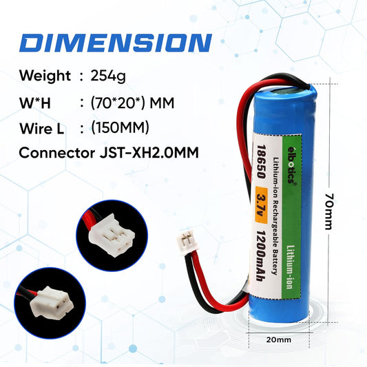 3.7v 2600mAh Replacement Battery for Ingenico iWL/iWE/Move Series (Ingenico)