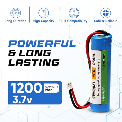ELBOTICS 3.7V 1200mAh Li-ion Battery with PH2.0 Connector